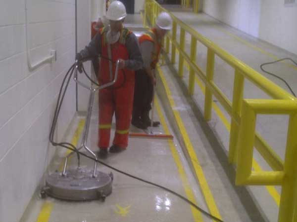 Food Plant Floor Cleaning