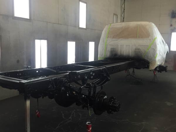 Truck Frame Painting