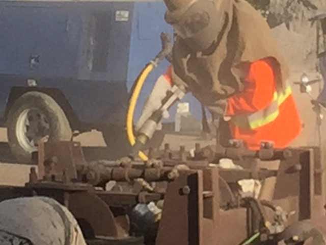 Sandblasting